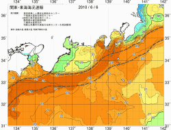 関東・東海海況速報/広域(2010/06/06)