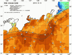 関東・東海海況速報/広域(2010/08/08)