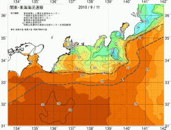 関東・東海海況速報/広域(2010/09/11)