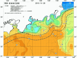 関東・東海海況速報/広域(2010/09/28)