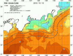関東・東海海況速報/広域(2010/10/10)