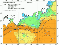 関東・東海海況速報/広域(2010/11/11)