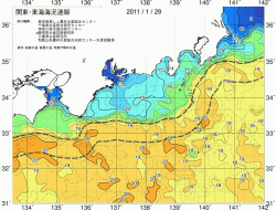 関東・東海海況速報/広域(2011/01/29)
