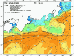 関東・東海海況速報/広域(2011/04/20)