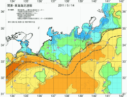 関東・東海海況速報/広域(2011/05/14)