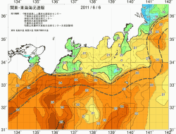 関東・東海海況速報/広域(2011/06/06)