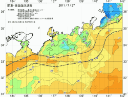 関東・東海海況速報/広域(2011/07/27)