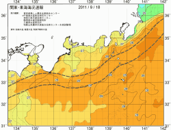 関東・東海海況速報/広域(2011/09/18)