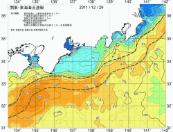 関東・東海海況速報/広域(2011/12/29)