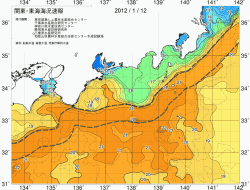 関東・東海海況速報/広域(2012/01/12)