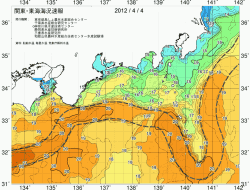 関東・東海海況速報/広域(2012/04/04)