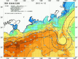 関東・東海海況速報/広域(2012/04/12)
