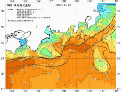 関東・東海海況速報/広域(2012/04/23)