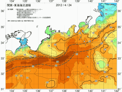 関東・東海海況速報/広域(2012/04/24)