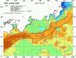 関東・東海海況速報/広域(2012/06/27)