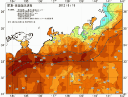 関東・東海海況速報/広域(2012/08/19)