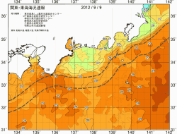 関東・東海海況速報/広域(2012/09/09)