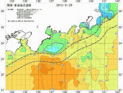 関東・東海海況速報/広域(2012/09/29)
