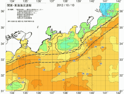 関東・東海海況速報/広域(2012/10/10)