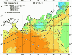 関東・東海海況速報/広域(2012/10/11)