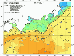 関東・東海海況速報/広域(2012/10/17)