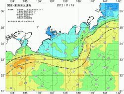 関東・東海海況速報/広域(2012/11/15)