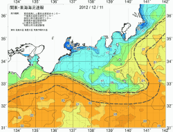 関東・東海海況速報/広域(2012/12/11)