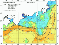 関東・東海海況速報/広域(2012/12/21)