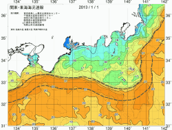 関東・東海海況速報/広域(2013/01/01)
