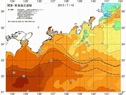 関東・東海海況速報/広域(2013/07/10)