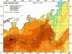 関東・東海海況速報/広域(2013/07/30)