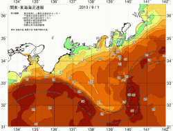関東・東海海況速報/広域(2013/09/01)
