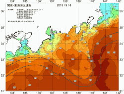 関東・東海海況速報/広域(2013/09/08)
