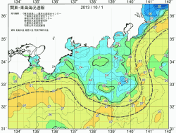 関東・東海海況速報/広域(2013/10/01)