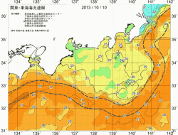 関東・東海海況速報/広域(2013/10/10)