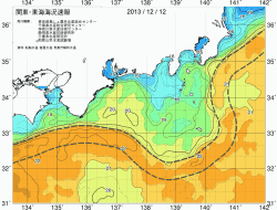 関東・東海海況速報/広域(2013/12/12)