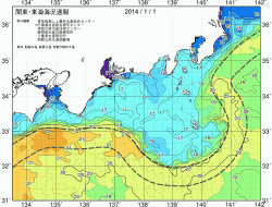 関東・東海海況速報/広域(2014/01/01)