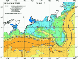 関東・東海海況速報/広域(2014/02/02)