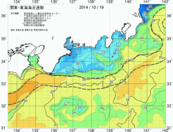関東・東海海況速報/広域(2014/10/19)