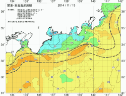 関東・東海海況速報/広域(2014/11/13)