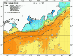 関東・東海海況速報/広域(2014/12/12)