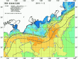 関東・東海海況速報/広域(2015/01/02)