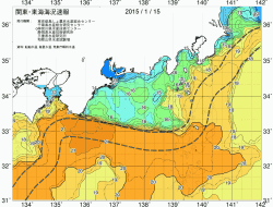 関東・東海海況速報/広域(2015/01/15)