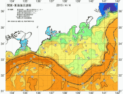 関東・東海海況速報/広域(2015/04/04)