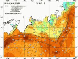 関東・東海海況速報/広域(2015/05/05)