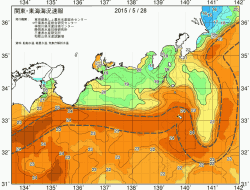 関東・東海海況速報/広域(2015/05/28)