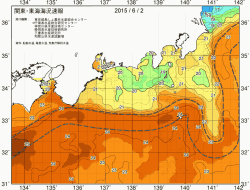 関東・東海海況速報/広域(2015/06/02)