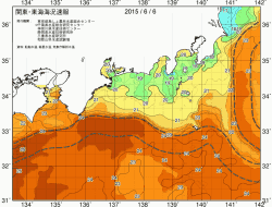 関東・東海海況速報/広域(2015/06/06)