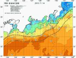 関東・東海海況速報/広域(2015/07/14)