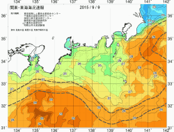 関東・東海海況速報/広域(2015/09/09)